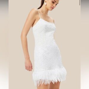 Elliatt Petrea Dress in Ivory
